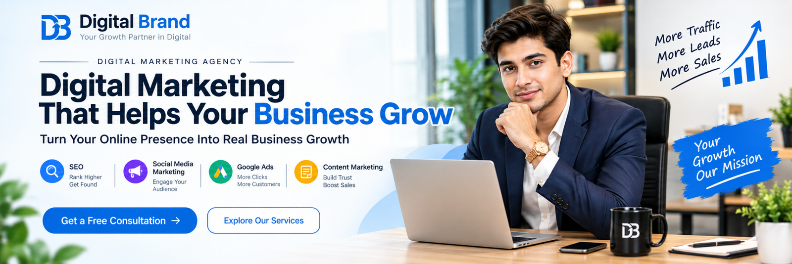 Digital Brand digital marketing banner